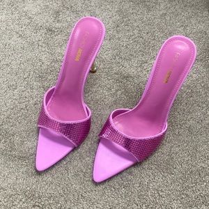FUCHSIA FASHION NOVA HEELS